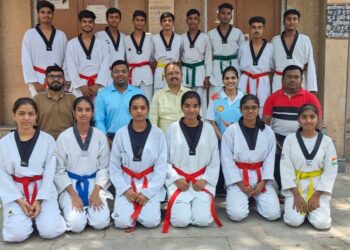 रत्नागिरी येथे होणाऱ्या ज्युनियर राज्यस्तरीय तायक्वांडो स्पर्धेत जैन स्पोर्टस् अकॅडमीच्या खेळाडूंची निवड