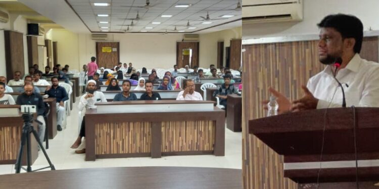 विद्यार्थ्यांनी स्वतःची निर्णय क्षमता विकसित करावी; शिक्षण तज्ञ मो.आमीर अन्सारी यांचे प्रतिपादन 