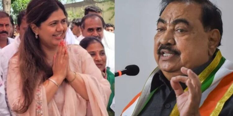 एकनाथ खडसे आज पंकजा मुंडे यांना भेटणार