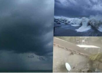 सावधान! बिपरजॉय चक्रीवादळाने केलं रौद्र रूप धारण, धडकी भरवणारे व्हिडिओ समोर