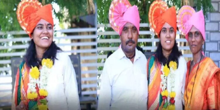 जळगावातल्या फेरीवाल्याची लेक बनली पोलीस उपनिरीक्षक