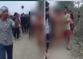 भयंकर ! मणिपूरमध्ये २ महिलांना निर्वस्त्र करून रस्त्यावर फिरवलं, VIDEO व्हायरल