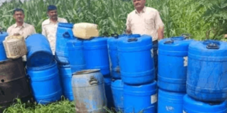 आता गावठी हातभट्टी वाले रडावर ; जळगाव जिल्ह्यातील ८५ ठिकाणी कारवाई