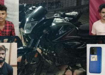 जळगाव स्थानिक गुन्हे शाखेने तीन चोरट्यांच्या मुसक्या आवळल्या, चोरीच्या दुचाकीसह मोबाईल हस्तगत