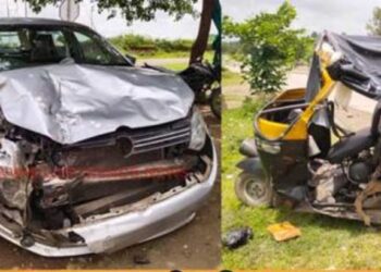 जळगावात अपघाताचे सत्र थांबेना! भरधाव कारच्या धडकेत रिक्षा चालक ठार