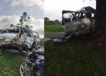 देवदर्शनाला पोहचण्याआधीच भाविकांवर काळाने घातला घाला ; अपघातात चार ठार