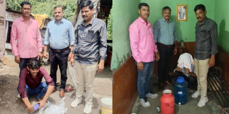 पाचोरा येथे अवैध दारू विक्रेत्यांवर कारवाई ; ३३९० रूपयांचा मुद्देमाल जप्त