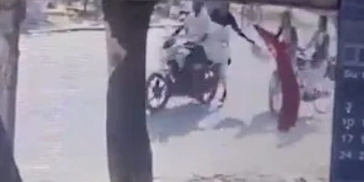 टवाळखोरांनी सायकलवरुन जाणाऱ्या विद्यार्थिनीची ओढणी खेचली अन्.. पुढे जे घडलं ते भयंकर, पहा व्हिडीओ