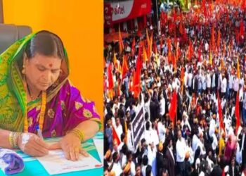 मराठा आरक्षणासाठी राज्यातील पहिल्या महिला सरपंचानी दिला राजीनामा
