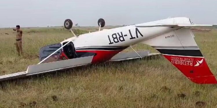 पुण्यात प्रशिक्षण विमान कोसळले, हृदय पिळवटून टाकणारा व्हिडिओ पहा