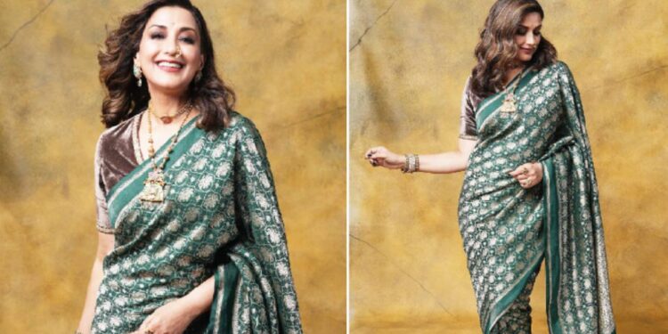मराठमोळ्या लूकवरवरील सोनाली बेंद्रेचे फोटो झाले व्हायरल
