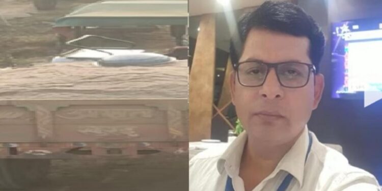 अरे बापरे! वाळू माफियांनी पटवारीला ट्रॅक्टरखाली चिरडले