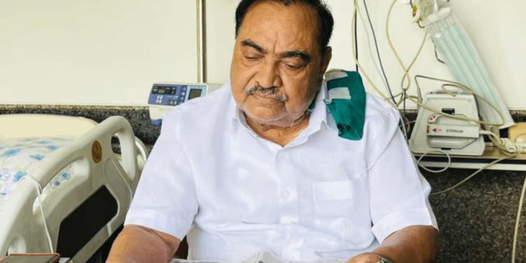 एकनाथ खडसे यांनी दिली प्रकृतीबाबत माहिती