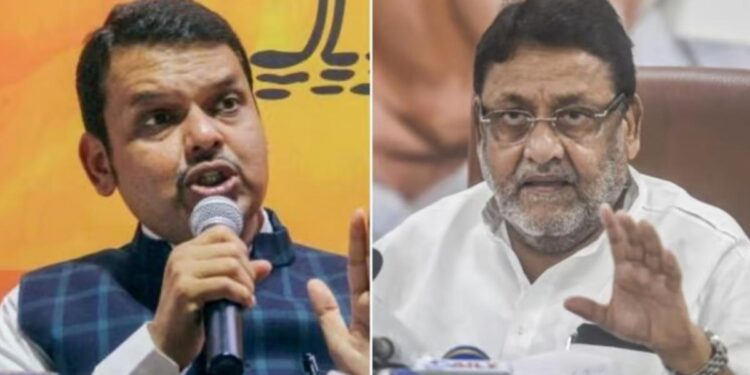 नवाब मालिकांना सत्तेत घेण्यावरून फडणवीसांचं अजित पवारांना पत्र