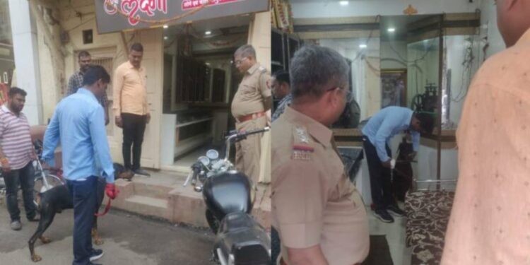 जळगावात ज्वेलर्स दुकान फोडले ; व्यापाऱ्यांमध्ये खळबळ