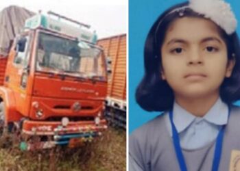 सायकलस्वार बाप-लेकीला आयशरची जोरदार धडक ; मुलगी जागीच ठार