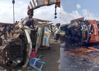 पारोळा तालुक्यातील विचित्र अपघातात तीन महिला जागीच ठार, २२ जण गंभीरित्या जखमी