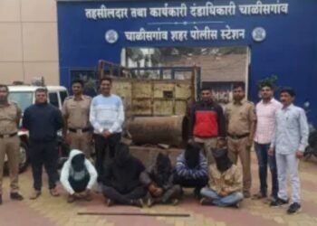 चोरीच्या पाईपासह इतर मालाची चोरी ; सव्वा दोन लाखाच्या मुद्देमालासह पाच जण ताब्यात