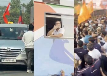 राहुल गांधींच्या भारत जोडो यात्रेला गालबोट ; काँग्रेस नेत्याच्या कारवर हल्ला