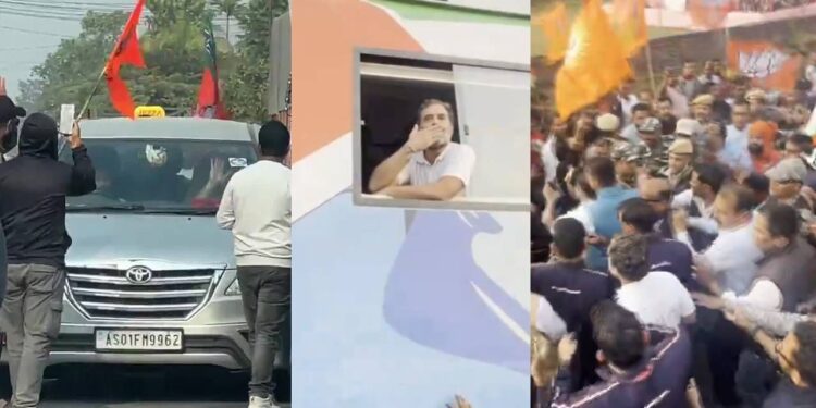 राहुल गांधींच्या भारत जोडो यात्रेला गालबोट ; काँग्रेस नेत्याच्या कारवर हल्ला