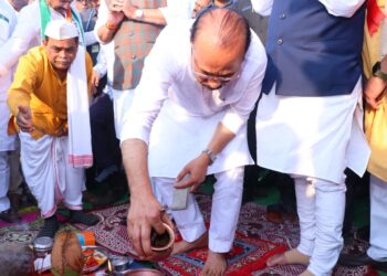 अमळनेर तालुका क्रीडा संकुल उर्वरित बांधकामांचे उपमुख्यमंत्री अजित पवार यांच्या हस्ते भूमिपूजन