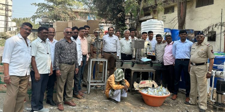 अवैध बनावट मद्य कारखान्या विरोधात धडक कारवाई; 46 लाखापेक्षा अधिक रुपयाचा मु्द्देमाल जप्त