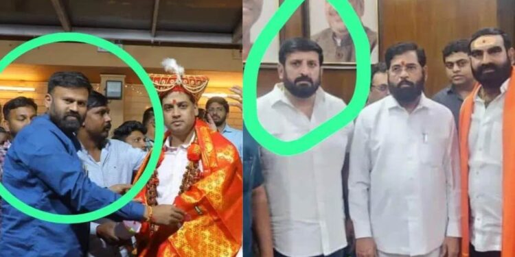 महाराष्ट्रात गुंडा राज…संजय राऊतांनी केला मुख्यमंत्र्यांसोबत पुण्यातील गुंडाचा फोटो शेअर