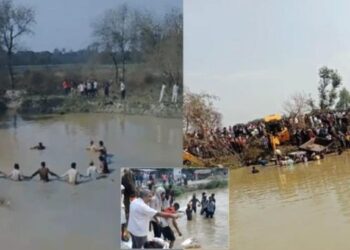 धक्कादायक! भाविकांनी भरलेली ट्रॅक्टर ट्रॉली तलावात कोसळली, आठ मुलांसह 15 जणांचा मृत्यू
