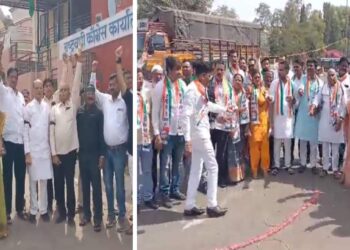 जळगावात अजित पवार गट आणि शरद पवार गट आले आमने-सामने