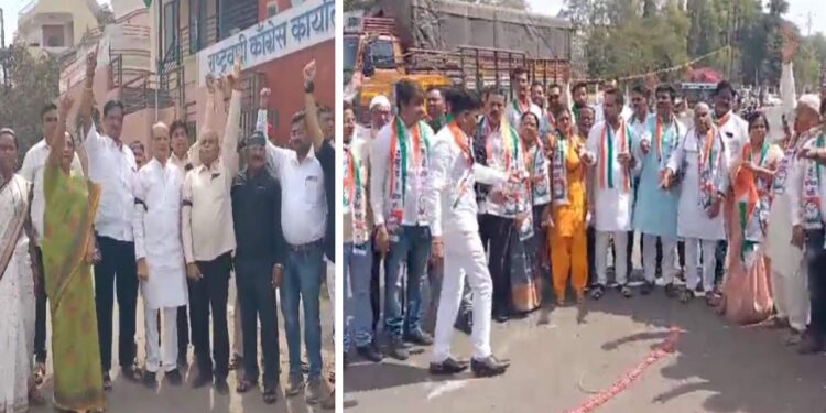 जळगावात अजित पवार गट आणि शरद पवार गट आले आमने-सामने