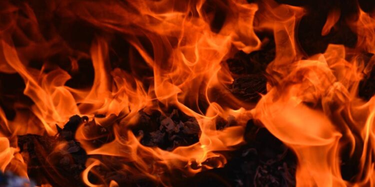 फळांच्या दुकानांना लागलेल्या भीषण आगीत व्यापाऱ्यांचे लाखोंचे नुकसान