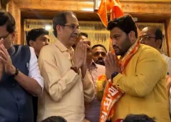 डबल महाराष्ट्र केसरी चंद्रहार पाटीलांचा ठाकरे गटात पक्षप्रवेश