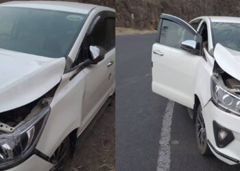 मोठी बातमी ! केंद्रीय मंत्री रामदास आठवले यांच्या कारला अपघात