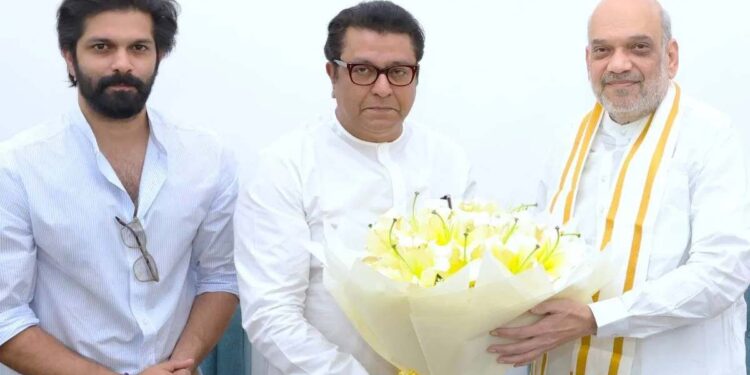 मोठी बातमी! युतीच्या चर्चेदरम्यान राज ठाकरेंनी घेतली अमित शहांची भेट