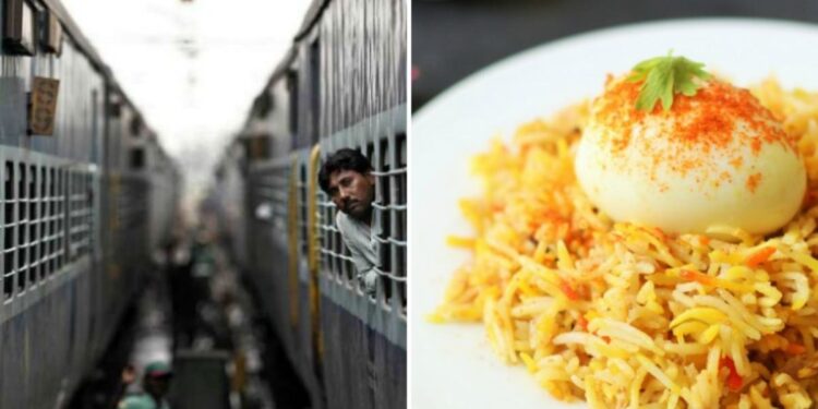 रेल्वेत अंडा बिर्याणी खाणे पडले महागात ; ४० पेक्षा जास्त प्रवाशांना विषबाधा