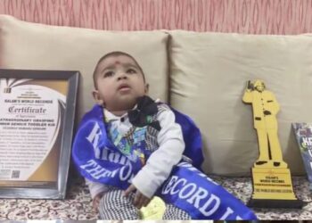 धुळ्यातील ६ महिन्याच्या चिमुरड्यानं नोंदवलं कलाम वर्ल्ड रेकॉर्डमध्ये नाव; काय केलाय विक्रम?