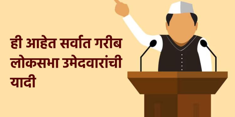 कुणाची एकूण संपत्ती 320 रुपये तर कुणाची 500 रुपये…; ही आहेत सर्वात गरीब लोकसभा उमेदवारांची यादी