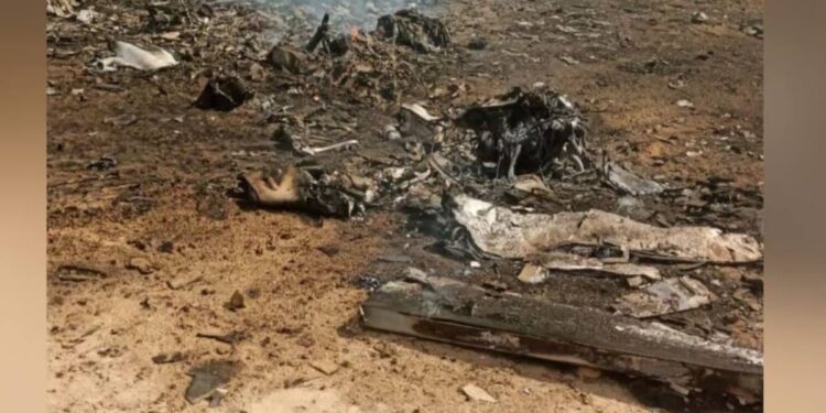 मोठी दुर्घटना ! राजस्थानमध्ये भारतीय हवाई दलाचं विमान कोसळलं