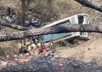 भीषण अपघात; प्रवाशांनी भरलेली बस दरीत कोसळली, १५ जणांचा मृत्यू