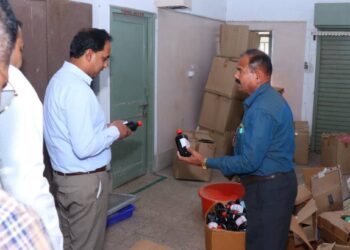 लोकसभा निवडणुकीच्या पार्श्वभूमीवर दारु जप्तीची मोठी कारवाई