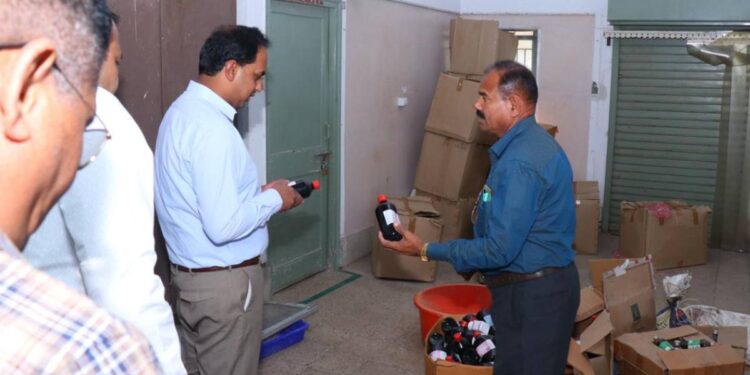 लोकसभा निवडणुकीच्या पार्श्वभूमीवर दारु जप्तीची मोठी कारवाई