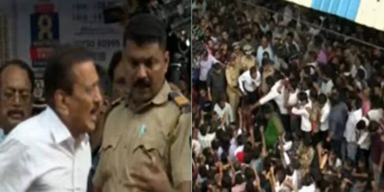 अखेर भाजपचे संकटमोचक बदलापूर रेल्वे स्थानकावर दाखल ; आंदोलकांना दिले हे आश्वासन