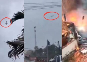 विमान दुर्घटनेत 62 प्रवाशांचा मृत्यू; अंगाचा थरकाप उडवणारा घटनेचा व्हिडीओ समोर