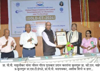 विद्यार्थ्यांना घडवता घडवता मी घडत गेलो ; प्रा.पी.पी. माहुलीकर यांचे प्रतिपादन