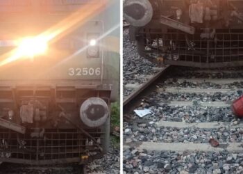 पुन्हा रेल्वे दुर्घटना टळली! रेल्वे रुळावर ठेवलेला छोटा गॅस सिलिंडर सापडला