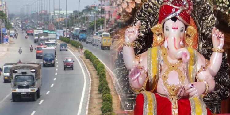 गणेशोत्सव विसर्जन काळात शहरातील वाहतुक मार्गात बदल