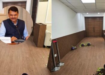 देवेंद्र फडणवीसांच्या मंत्रालयातील कार्यालयाच्या तोडफोडीने खळबळ