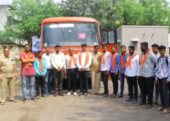 विद्यापीठा करिता बससेवा सुरू; महाराष्ट्र नवनिर्माण सेनेच्या मागणीला यश