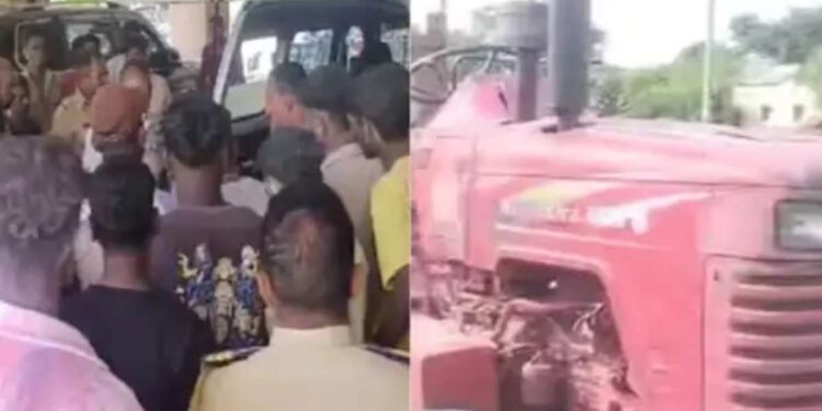 Dhule News : गणेश विसर्जन मिरवणुकीत ट्रॅक्टरखाली आल्याने तीन बालके ठार