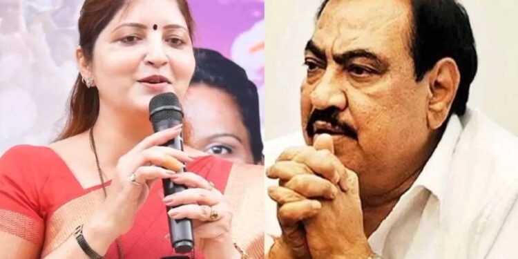 दुसऱ्याच्या घरात डोकावणं बरं नाही ; रुपाली चाकणकरांच्या टीकेला खडसेंचं प्रत्युत्तर